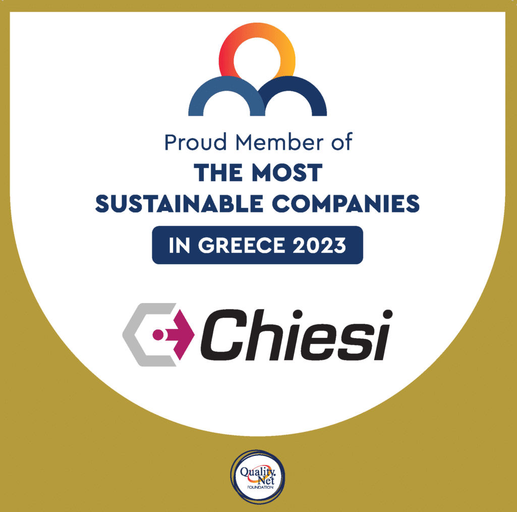 Η βιοφαρμακευτική εταιρεία Chiesi Hellas συγκαταλέγεται στις «The Most Sustainable Companies in Greece 2023» για την έμπρακτη δέσμευσή της σε θέματα βιωσιμότητας και επιχειρηματικής υπευθυνότητας.