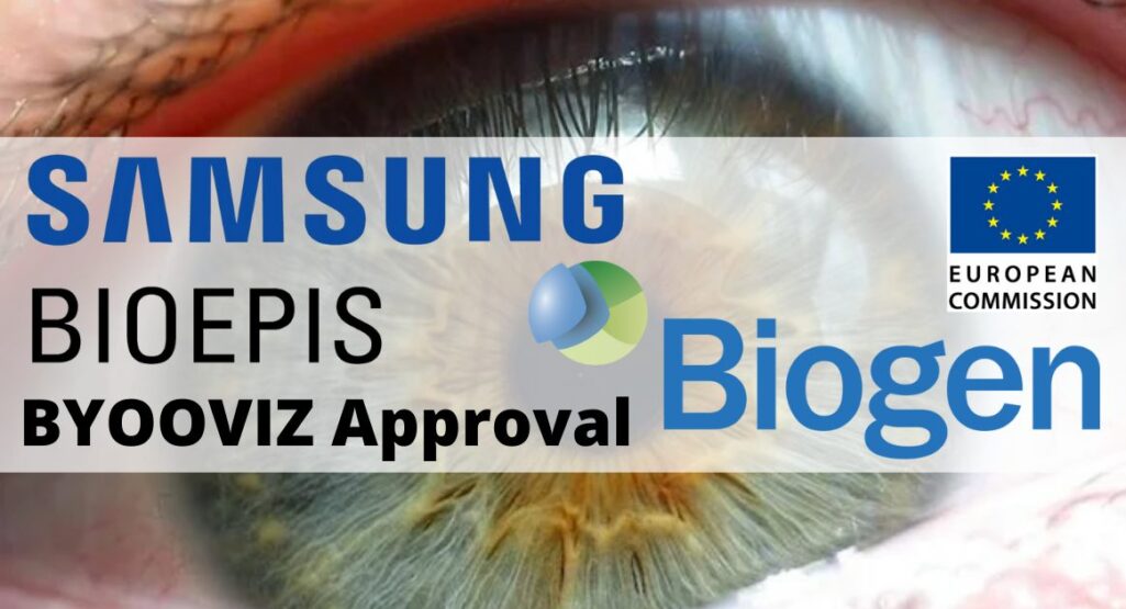 Σχεδόν 10 χρόνια μετά τη σύσταση της κοινοπραξίας Samsung Bioepis, με επίκεντρο τα βιο-ομοειδή, η Biogen καταφέρνει να λανσάρει το πρώτο βιο-ομοειδές, υπό την ονομασία Byooviz, στην αγορά οφθαλμολογίας των Ηνωμένων Πολιτειών (ΗΠΑ).
