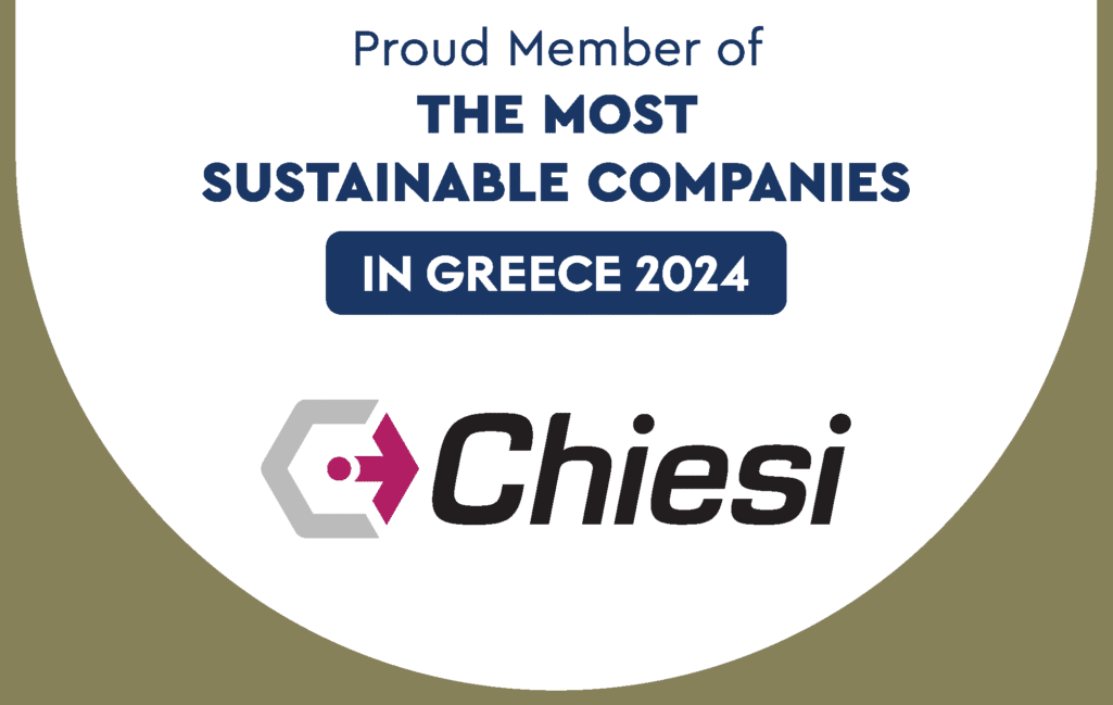 Η Chiesi Hellas, συμπεριλήφθηκε στη λίστα «The Most Sustainable Companies in Greece 2024»1, για δεύτερη συνεχή χρονιά επιβεβαιώνοντας τη δέσμευσή της σε θέματα βιωσιμότητας κατά την επιχειρηματική της δραστηριότητα.