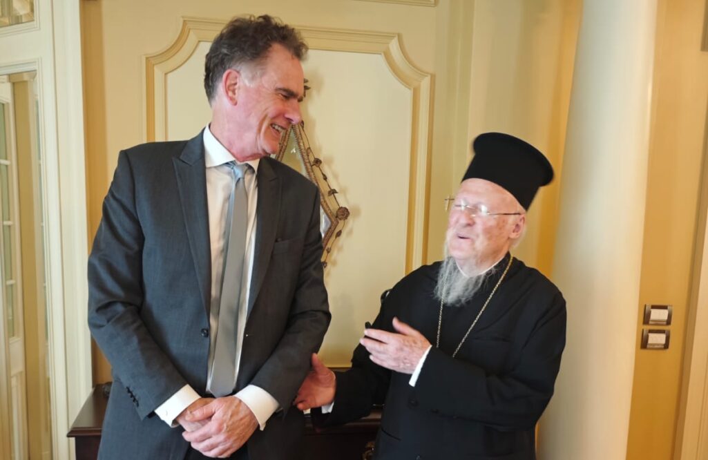 Με την Α.Θ. Παναγιότητα τον Οικουμενικό Πατριάρχη κ.κ. Βαρθολομαίο, συναντήθηκε ο ευρωβουλευτής, Νίκος Παπανδρέου.