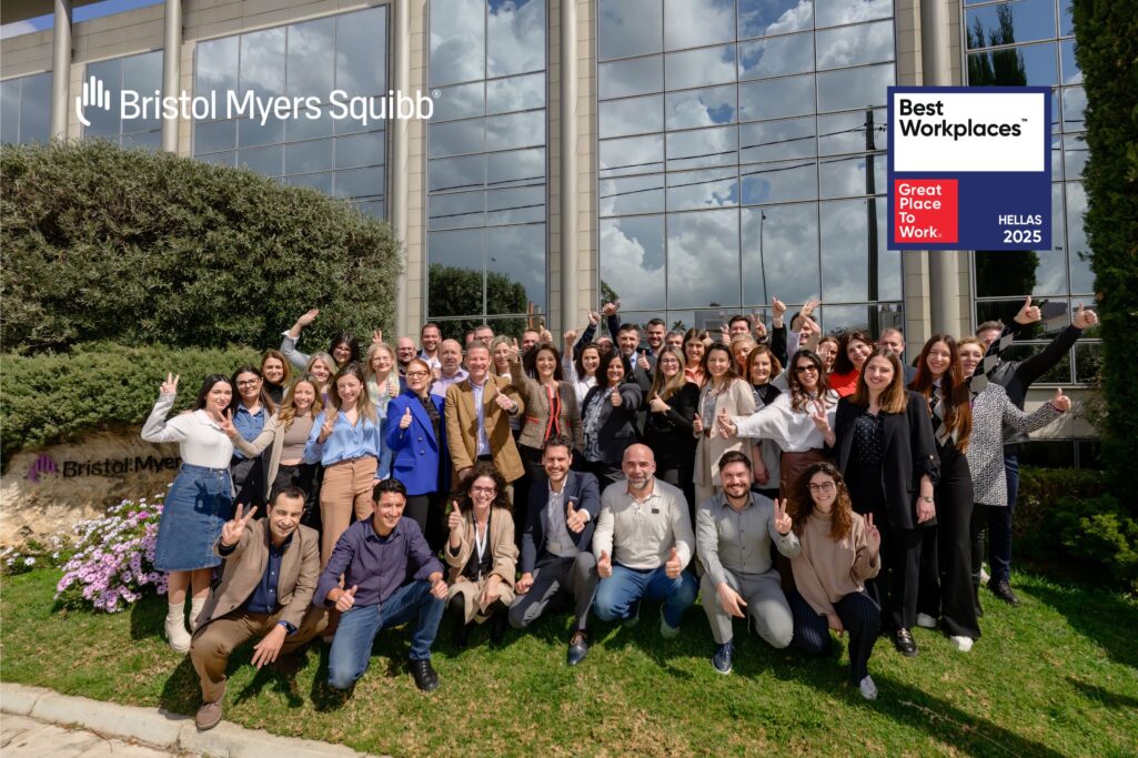 Η Bristol Myers Squibb (BMS) αναδείχθηκε για δεύτερη συνεχή χρονιά ως η κορυφαία εταιρεία με το καλύτερο εργασιακό περιβάλλον, κατακτώντας την 1η θέση στη λίστα Best Workplaces™ 2025, στην κατηγορία εταιρειών που απασχολούν από 50 έως 99 εργαζόμενους.
